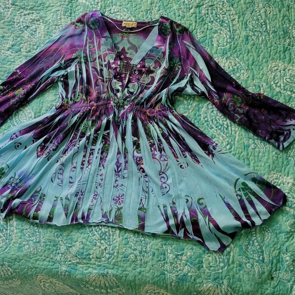 One World Live & Let Live Patterned Shirt - Picture 4 of 6